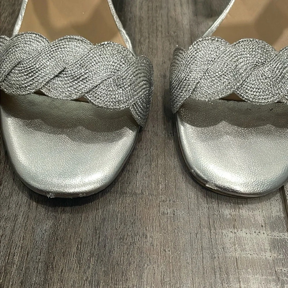 VANELi Lettie Sandal silver block high heels size 8.5 N - Picture 8 of 8